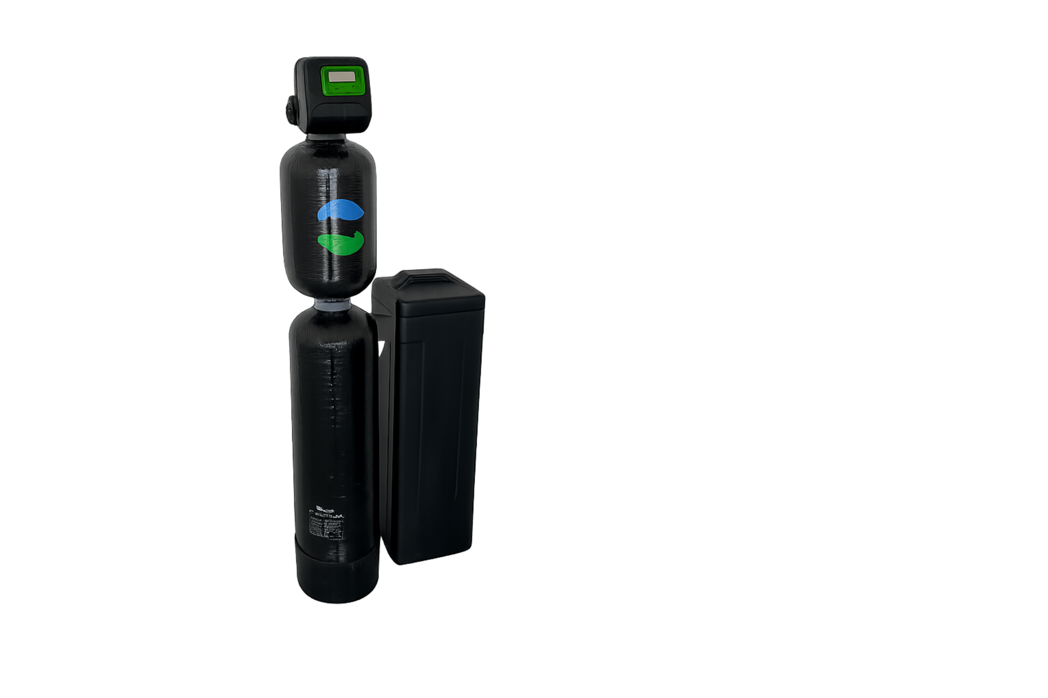 Green Fusion 48,000 grain residential softener with whole-house filtration (dual tank)